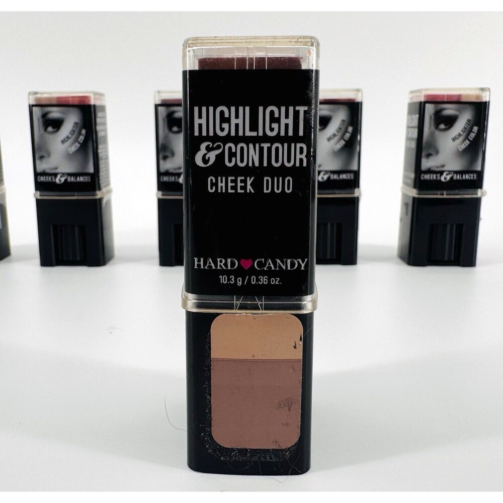 1pc NEW HARD CANDY Cheeks & Balances Highlight/Contour Cheek Duo Sunkissed #768